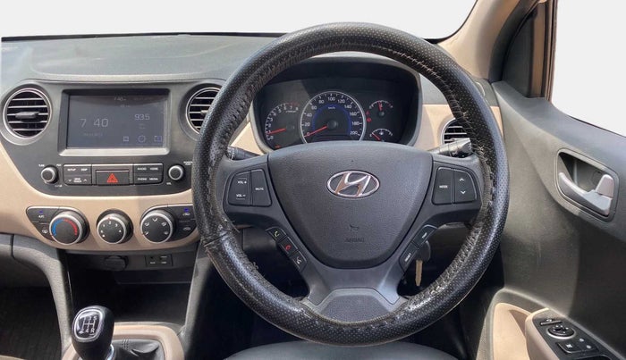 2019 Hyundai Grand i10 SPORTZ 1.2 KAPPA VTVT, Petrol, Manual, 65,226 km, Steering Wheel Close Up