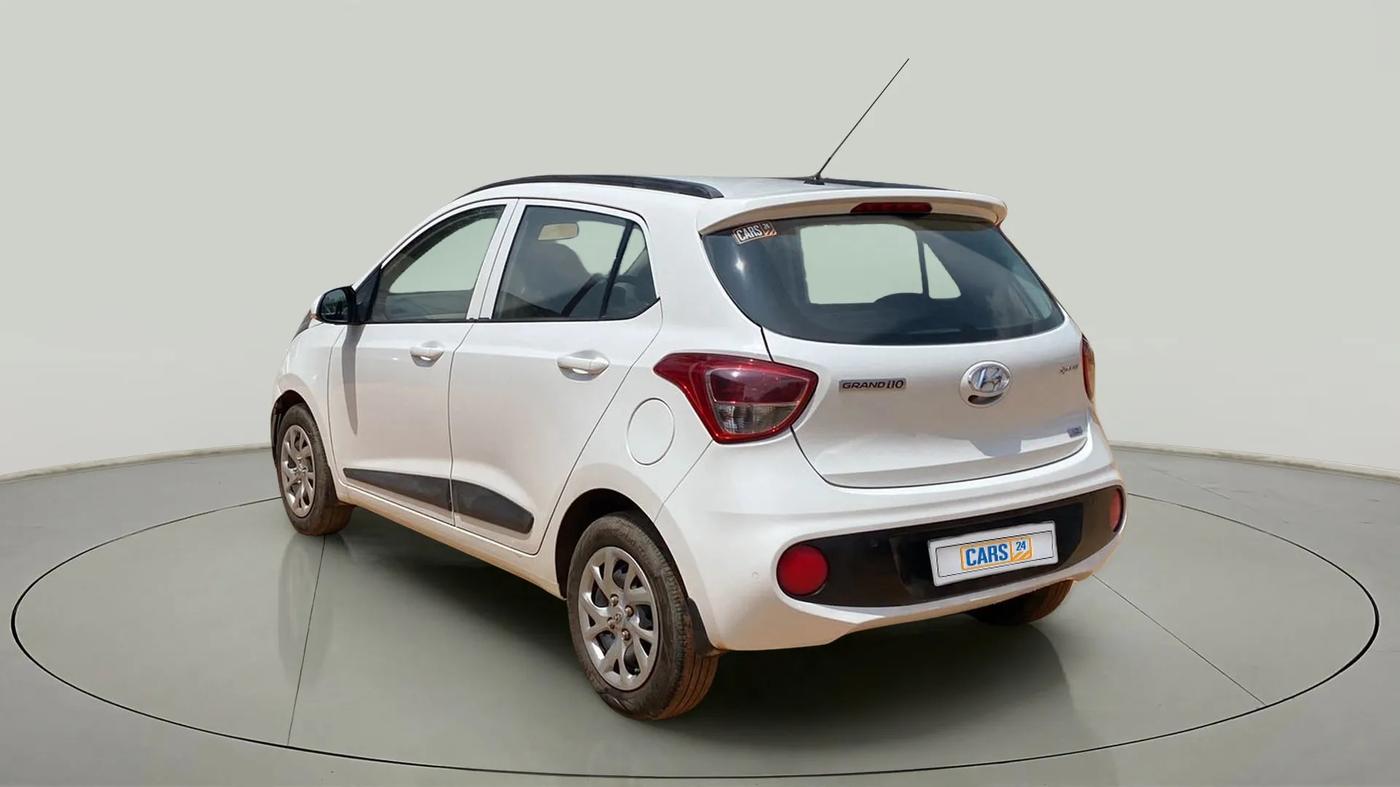 2019 Hyundai Grand i10 SPORTZ 1.2 KAPPA VTVT, Petrol, Manual, 65,226 km, Left Back Diagonal
