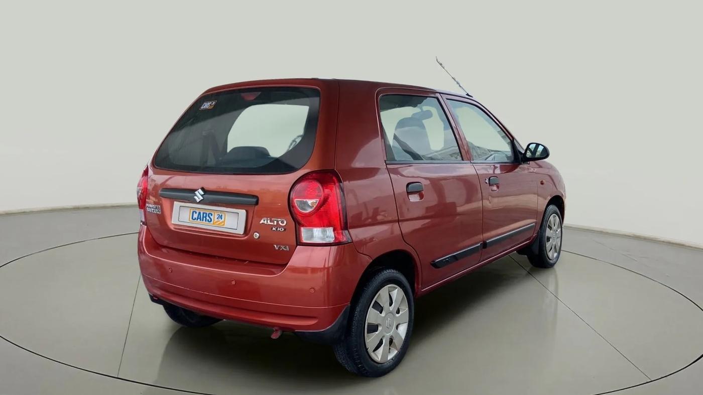 2012 Maruti Alto K10 VXI, Petrol, Manual, 32,167 km, Right Back Diagonal