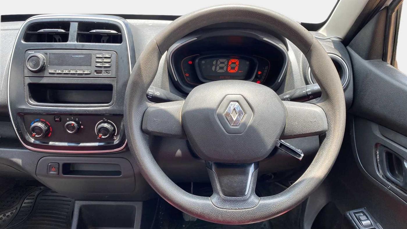 2018 Renault Kwid RXL, Petrol, Manual, 90,747 km, Steering Wheel Close Up