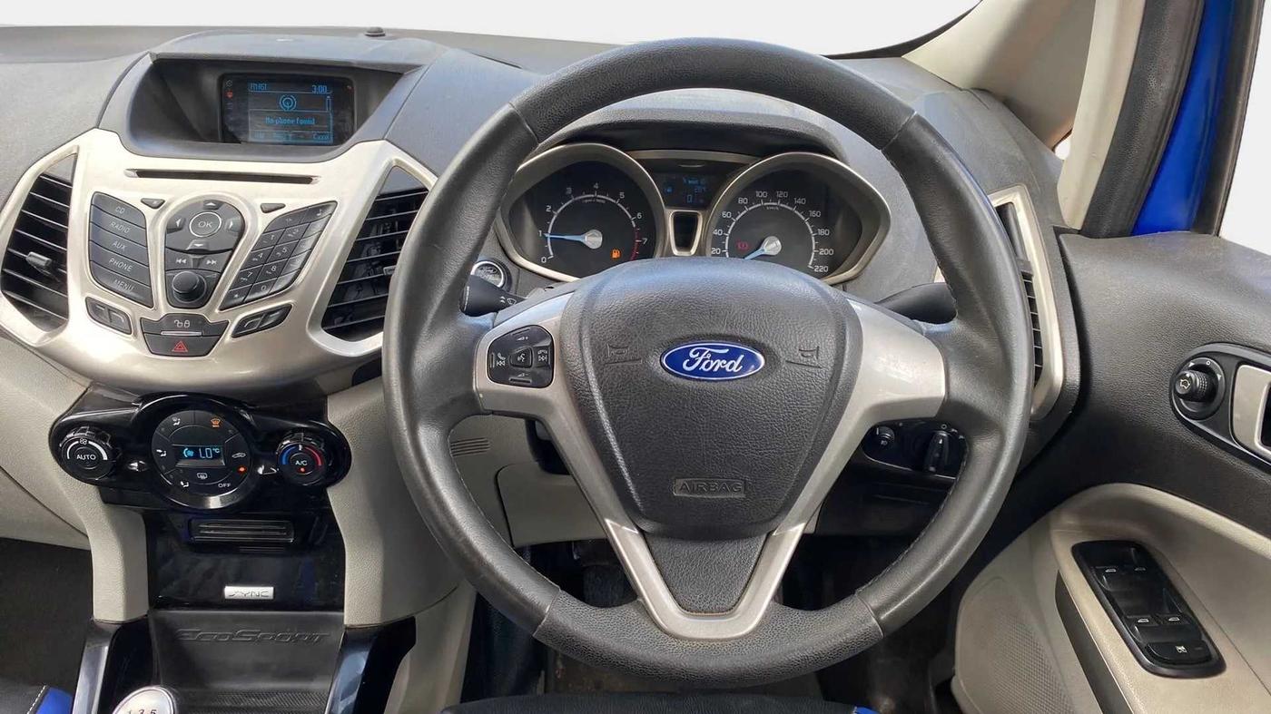 2016 Ford Ecosport TITANIUM 1.5L PETROL, Petrol, Manual, 71,617 km, Steering Wheel Close Up