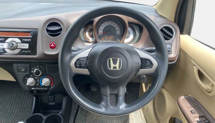 2012 Honda Brio S MT, Petrol, Manual, 40,641 km, Steering Wheel Close Up
