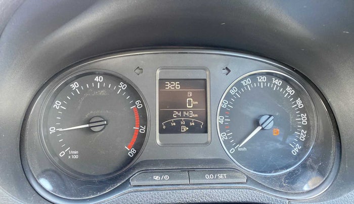 2017 Skoda Rapid AMBITION 1.6 MPI MT, Petrol, Manual, 24,305 km, Odometer Image