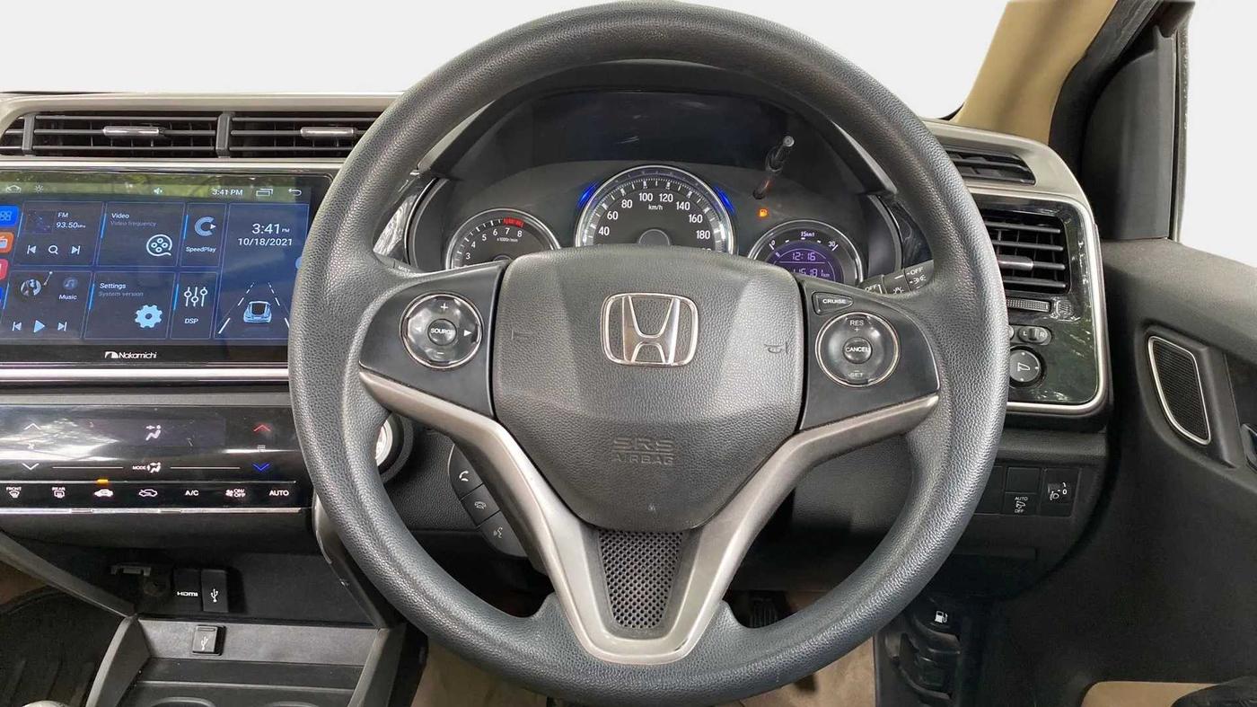 2017 Honda City 1.5L I-VTEC V MT, Petrol, Manual, 1,15,479 km, Steering Wheel Close Up