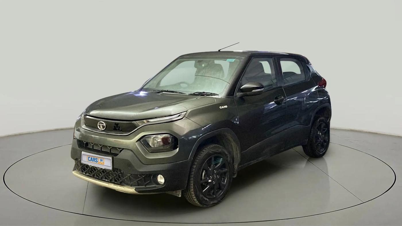 2022 Tata PUNCH  ACCOMPLISHED AMT CAMO EDITION, Petrol, Automatic, 24,589 km, Left Front Diagonal