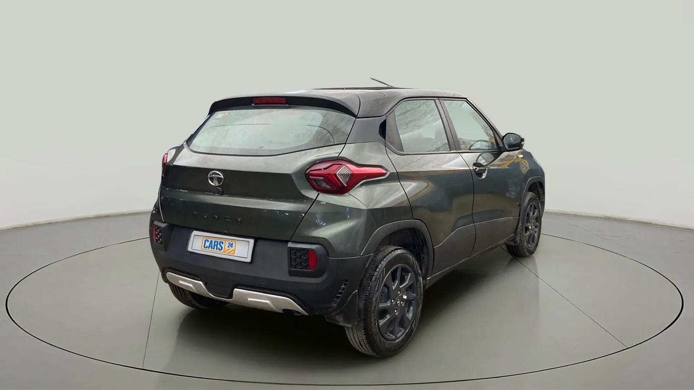 2022 Tata PUNCH  ACCOMPLISHED AMT CAMO EDITION, Petrol, Automatic, 24,589 km, Right Back Diagonal