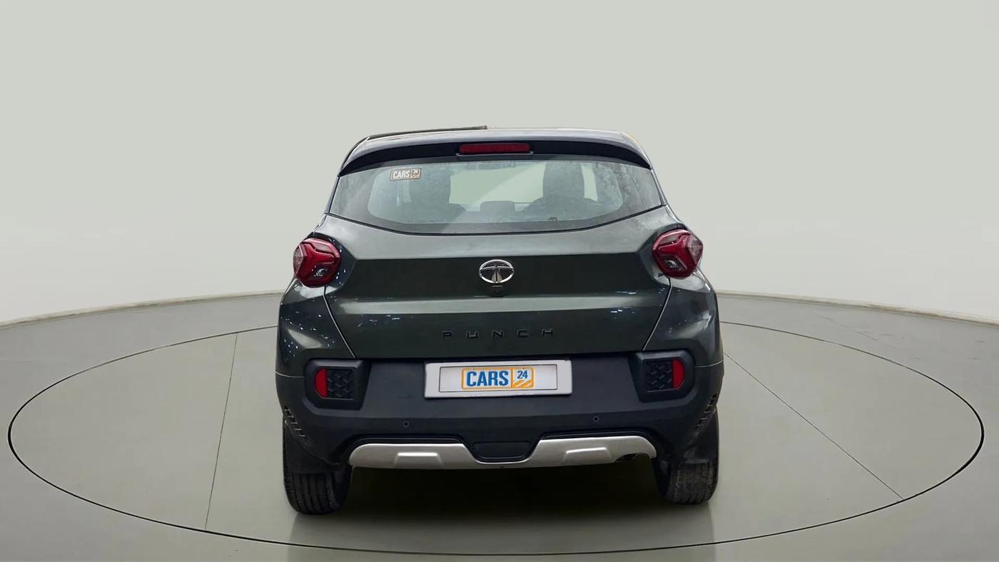 2022 Tata PUNCH  ACCOMPLISHED AMT CAMO EDITION, Petrol, Automatic, 24,589 km, Back/Rear