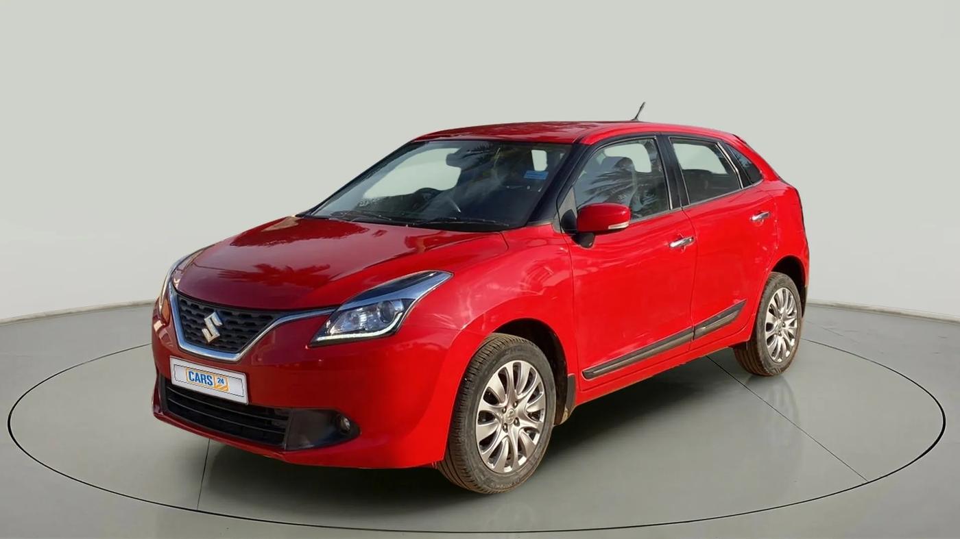 2017 Maruti Baleno ALPHA PETROL 1.2, Petrol, Manual, 46,751 km, Left Front Diagonal