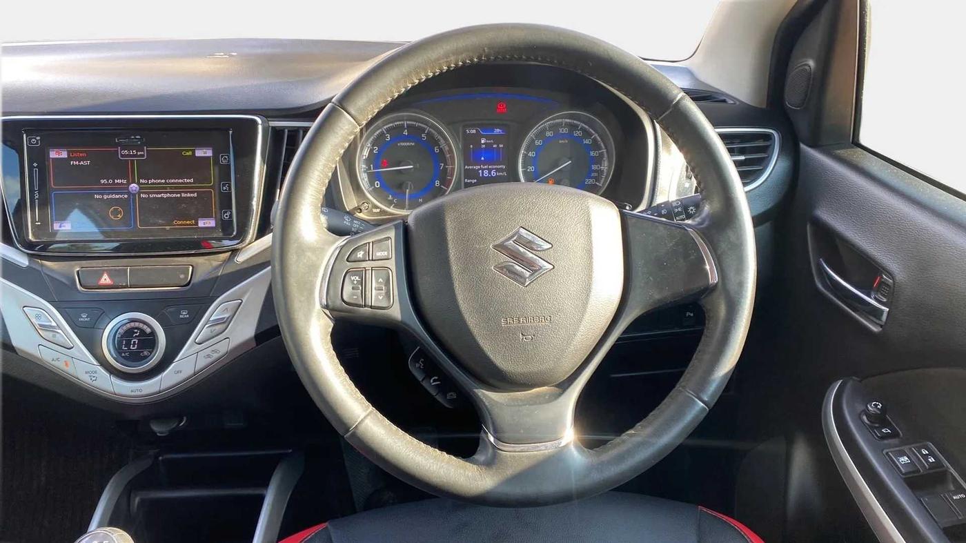 2017 Maruti Baleno ALPHA PETROL 1.2, Petrol, Manual, 46,751 km, Steering Wheel Close Up