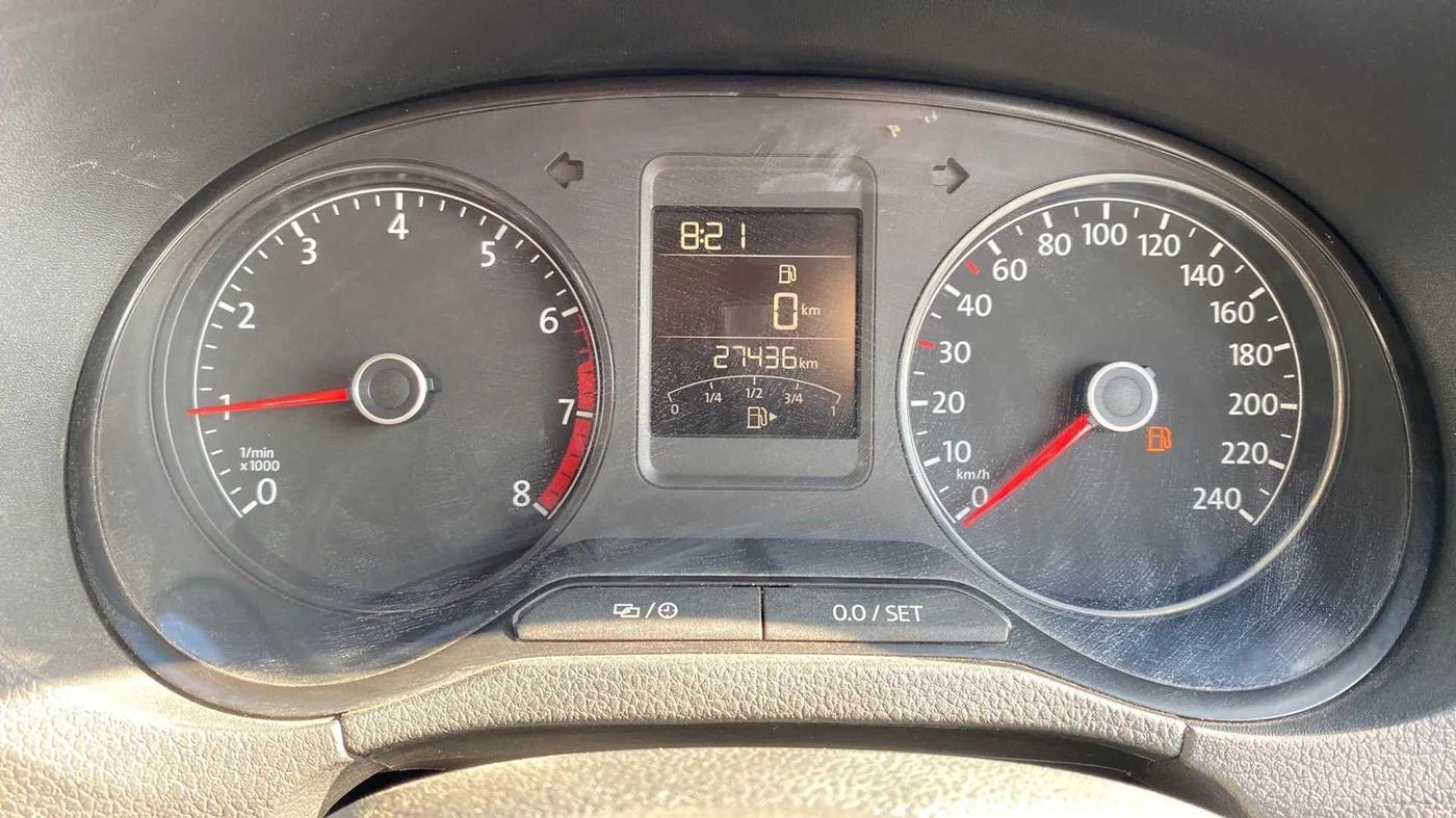 2018 Volkswagen Ameo COMFORTLINE 1.0L, Petrol, Manual, 27,412 km, Odometer Image