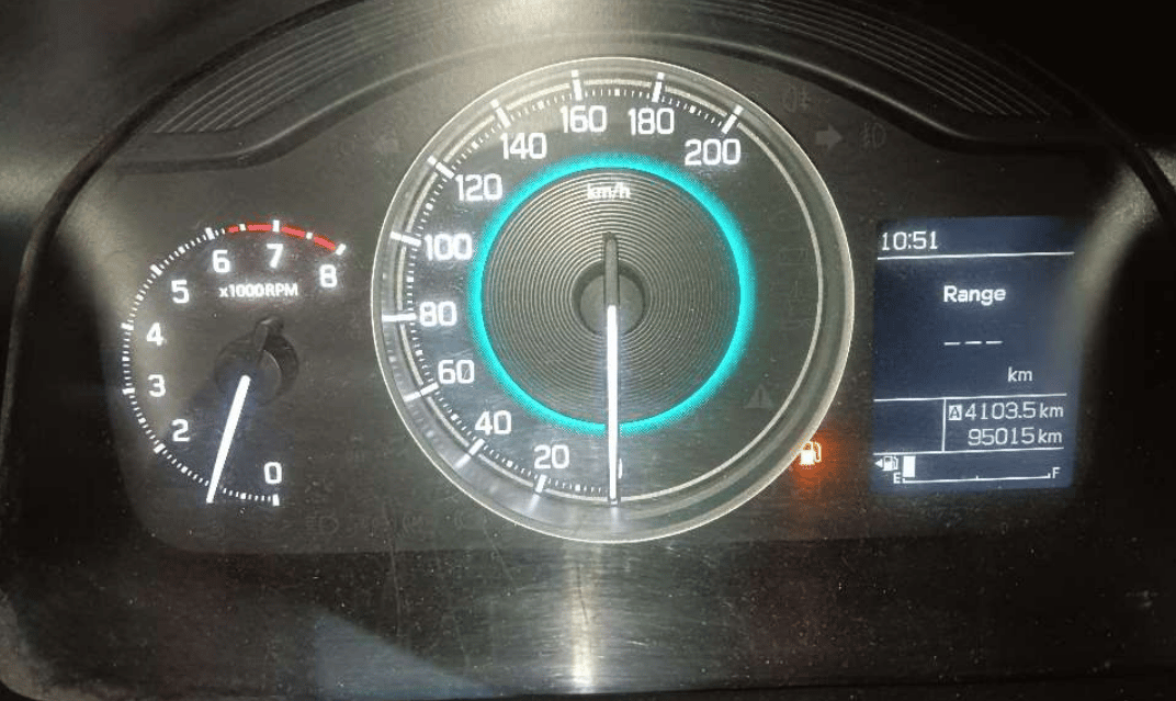 2019 Maruti IGNIS DELTA 1.2, Petrol, Manual, 95,044 km, Odometer Image
