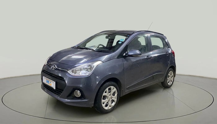 2015 Hyundai Grand i10 SPORTZ 1.2 KAPPA VTVT, Petrol, Manual, 51,812 km, Left Front Diagonal