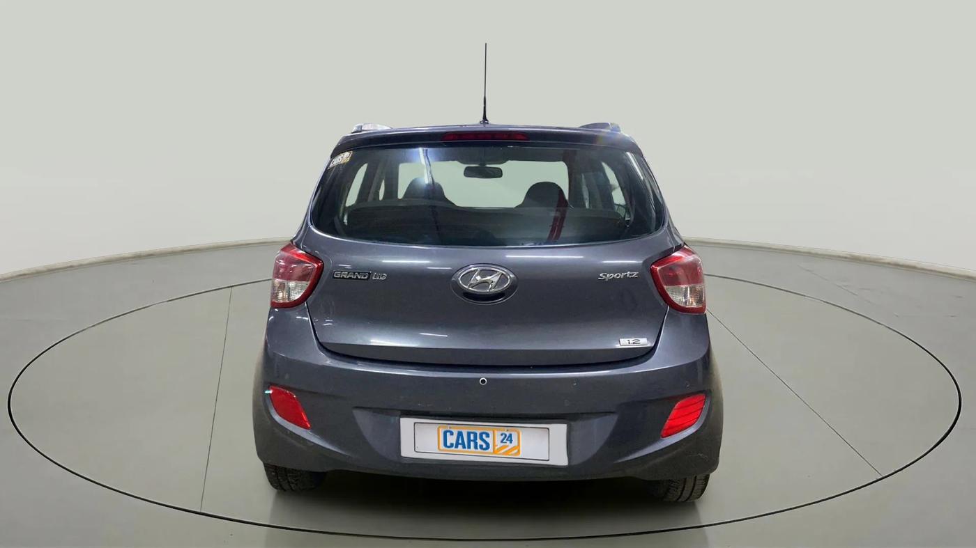 2015 Hyundai Grand i10 SPORTZ 1.2 KAPPA VTVT, Petrol, Manual, 51,812 km, Back/Rear