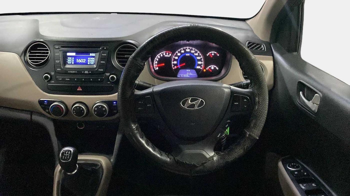 2015 Hyundai Grand i10 SPORTZ 1.2 KAPPA VTVT, Petrol, Manual, 51,812 km, Steering Wheel Close Up