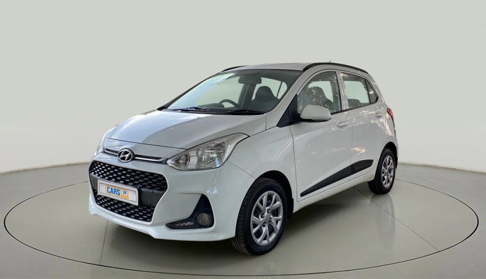 2017 Hyundai Grand i10 SPORTZ (O) 1.2 KAPPA VTVT, Petrol, Manual, 26,085 km, Left Front Diagonal