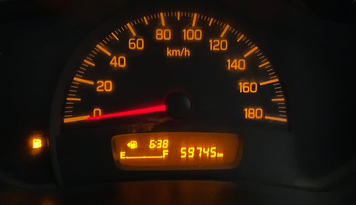 2015 Maruti Celerio VXI, Petrol, Manual, 59,885 km, Odometer Image