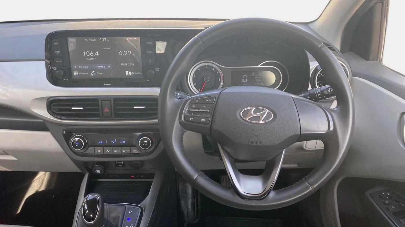 2021 Hyundai GRAND I10 NIOS ASTA AMT 1.2 KAPPA VTVT, Petrol, Automatic, 29,517 km, Steering Wheel Close Up