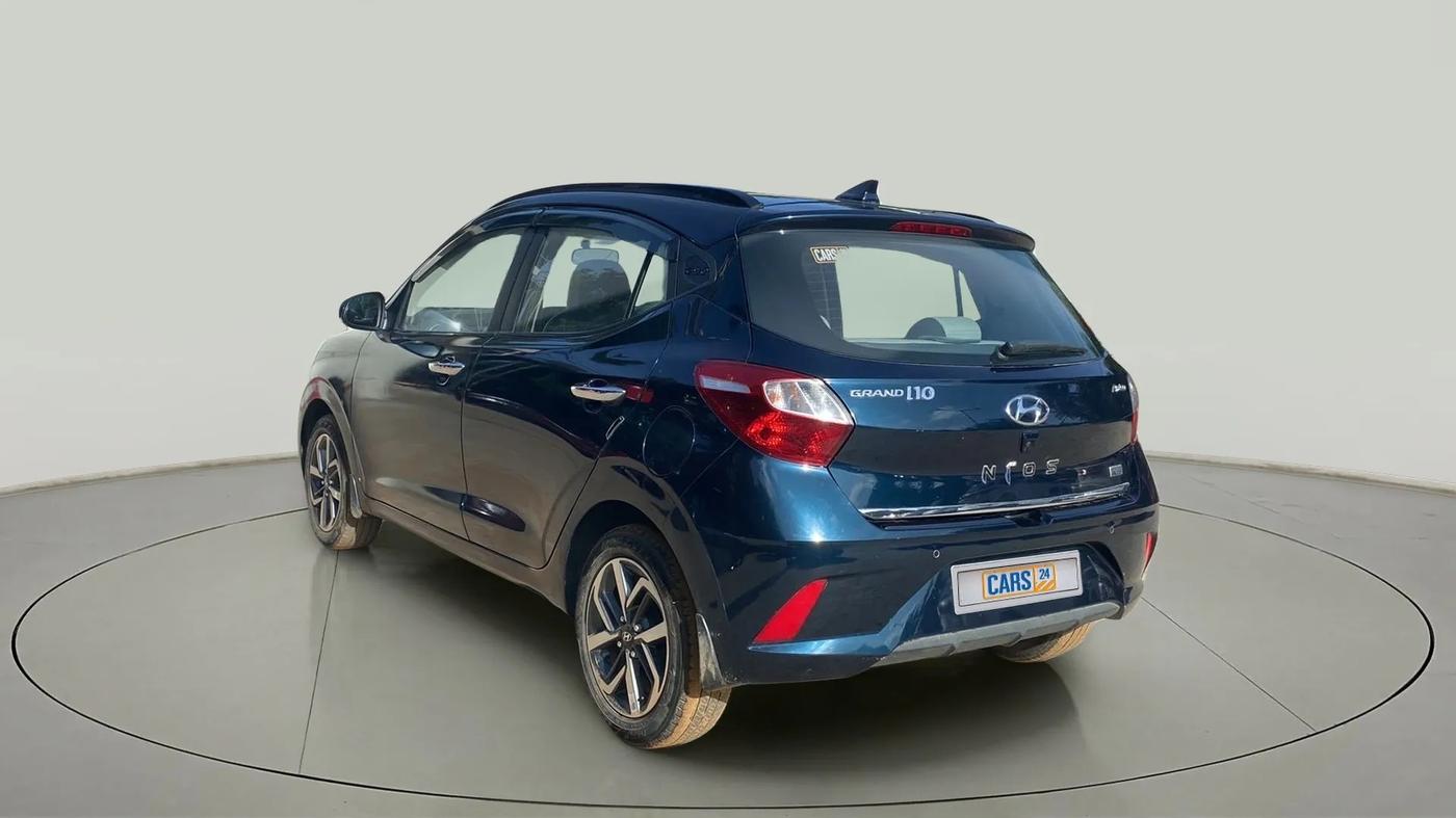 2021 Hyundai GRAND I10 NIOS ASTA AMT 1.2 KAPPA VTVT, Petrol, Automatic, 29,517 km, Left Back Diagonal