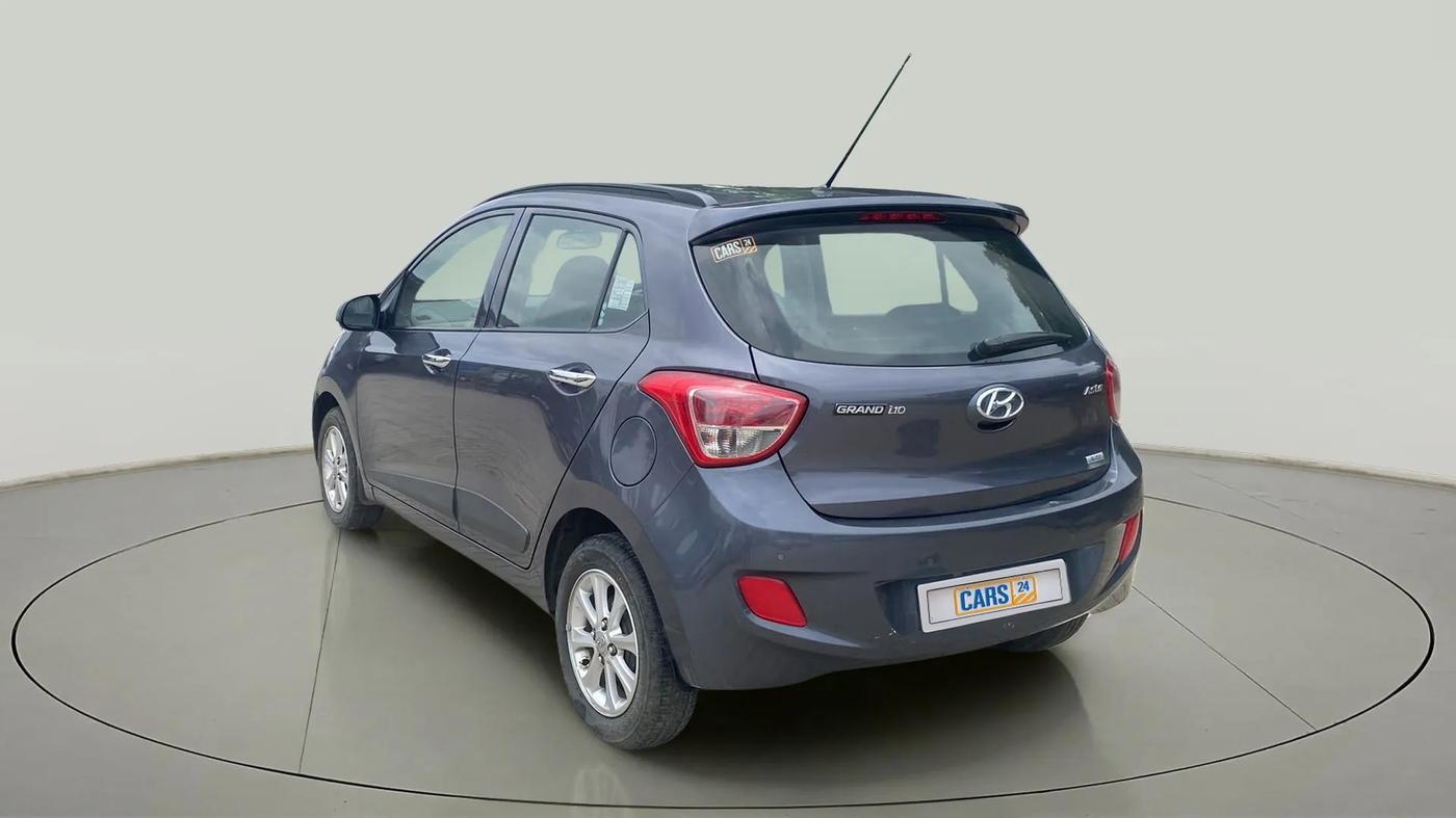 2016 Hyundai Grand i10 ASTA AT 1.2 KAPPA VTVT, Petrol, Automatic, 40,641 km, Left Back Diagonal