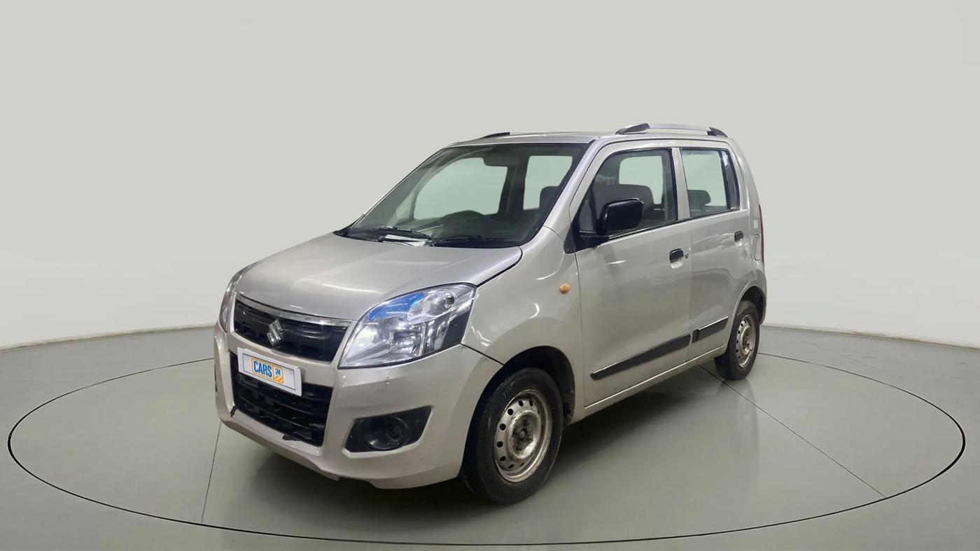 2013 Maruti Wagon R 1.0 LXI CNG, CNG, Manual, 64,555 km, Left Front Diagonal