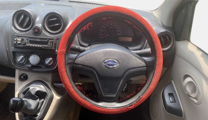 2016 Datsun Go Plus T, Petrol, Manual, 34,266 km, Steering Wheel Close Up
