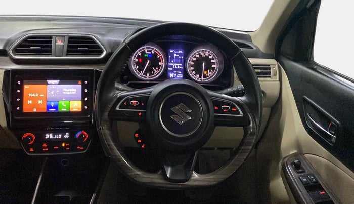 2020 Maruti Dzire ZXI PLUS AMT, Petrol, Automatic, 56,455 km, Steering Wheel Close Up