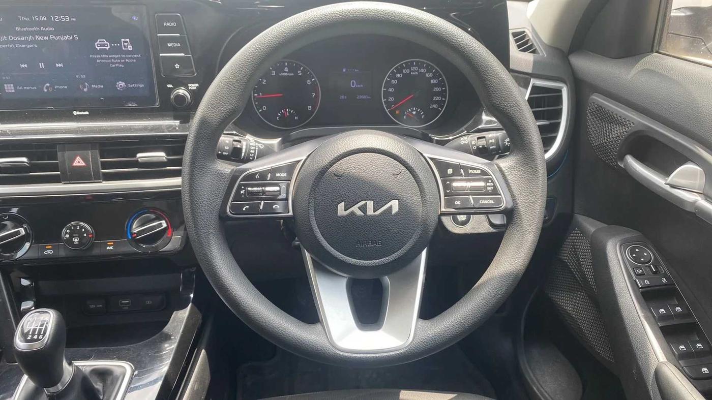 2021 KIA SELTOS HTK PLUS 1.5, Petrol, Manual, 23,674 km, Steering Wheel Close Up