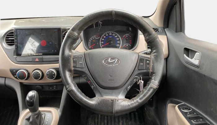 2017 Hyundai Grand i10 SPORTZ (O) AT 1.2 KAPPA VTVT, Petrol, Automatic, 97,291 km, Steering Wheel Close Up