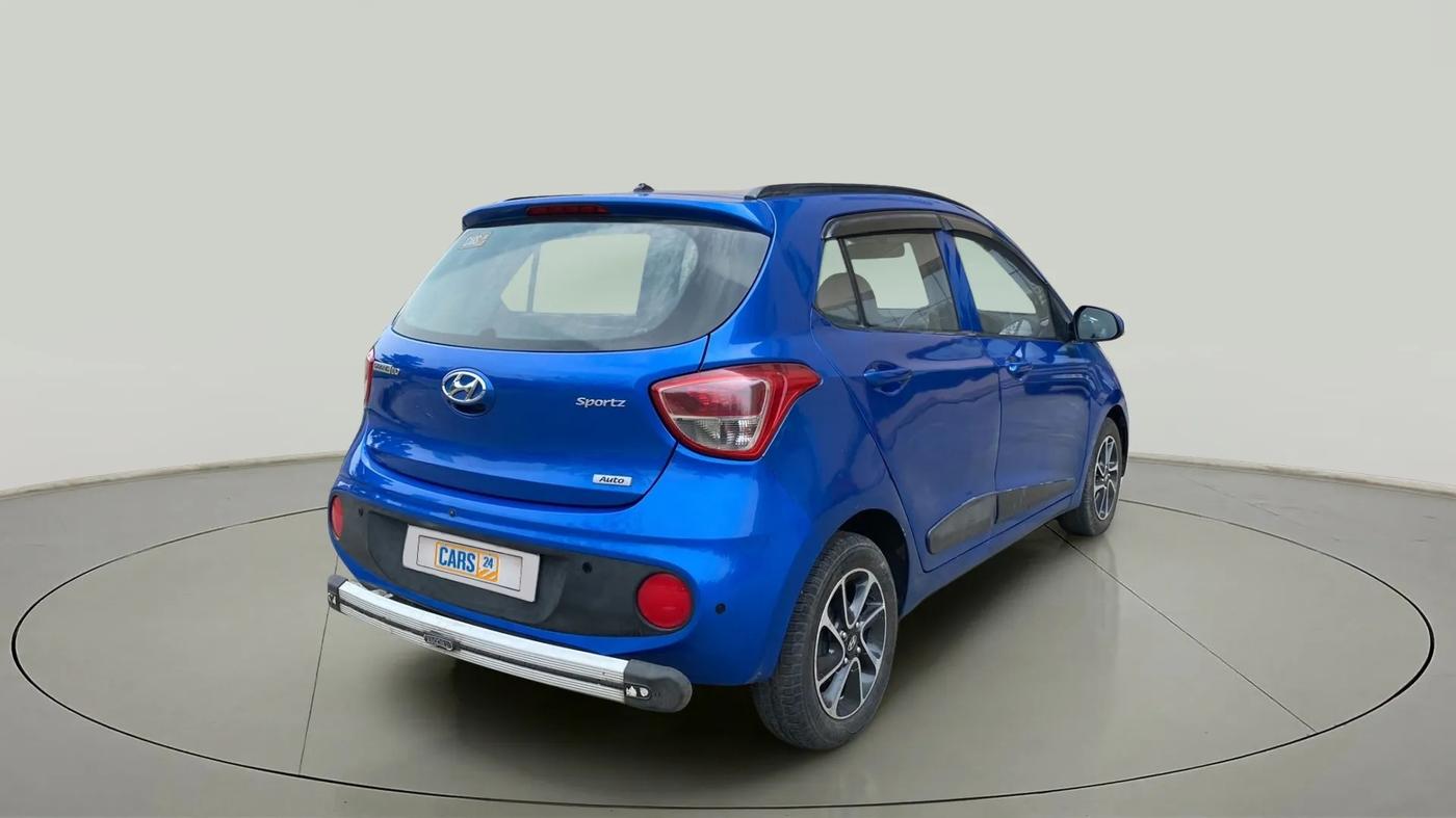 2017 Hyundai Grand i10 SPORTZ (O) AT 1.2 KAPPA VTVT, Petrol, Automatic, 97,291 km, Right Back Diagonal