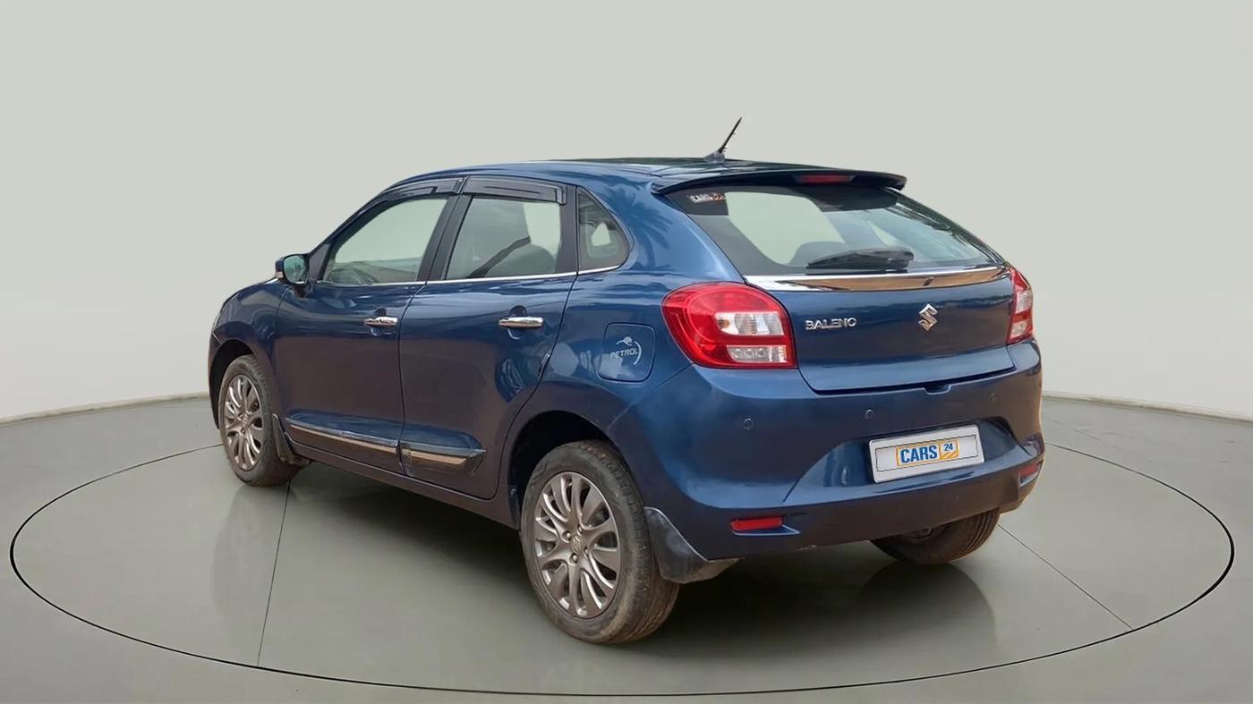 2018 Maruti Baleno ALPHA CVT PETROL 1.2, CNG, Automatic, 24,368 km, Left Back Diagonal