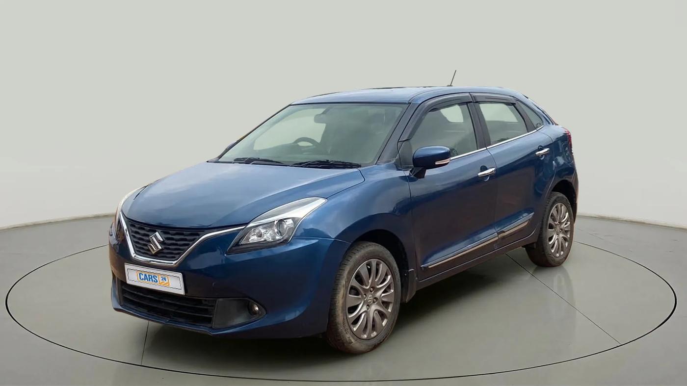 2018 Maruti Baleno ALPHA CVT PETROL 1.2, CNG, Automatic, 24,368 km, Left Front Diagonal