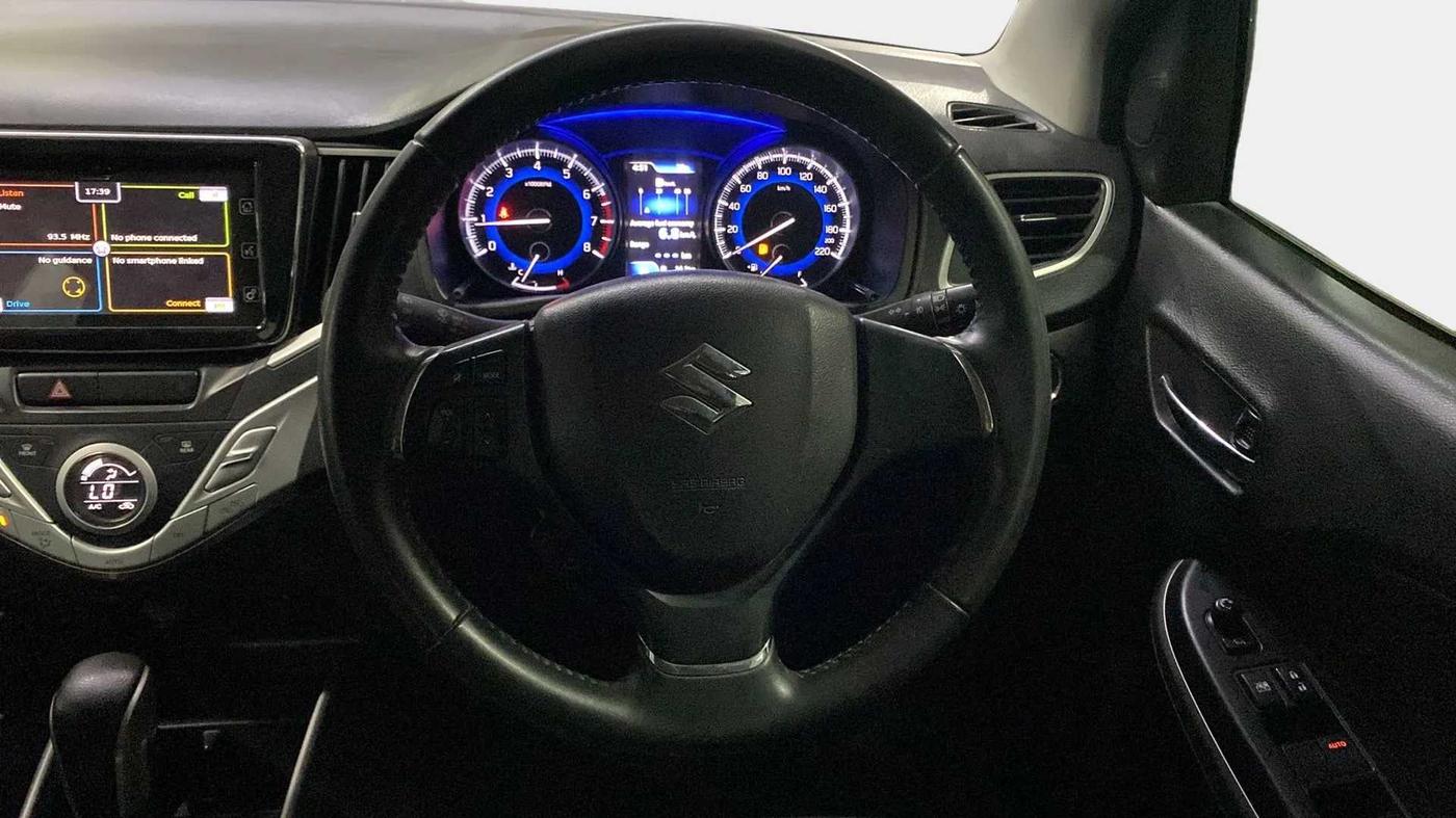 2018 Maruti Baleno ALPHA CVT PETROL 1.2, Petrol, Automatic, 15,872 km, Steering Wheel Close Up
