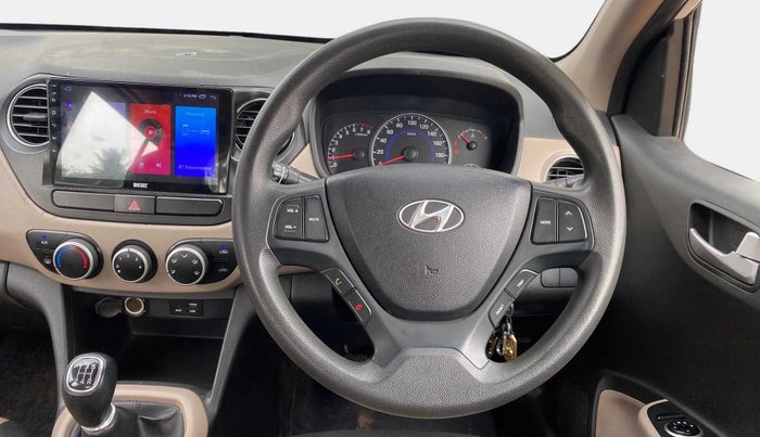 2015 Hyundai Grand i10 SPORTZ 1.2 KAPPA VTVT, Petrol, Manual, 73,390 km, Steering Wheel Close Up