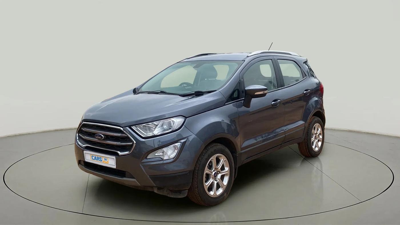2018 Ford Ecosport TITANIUM + 1.5L PETROL AT, Petrol, Automatic, 46,089 km, Left Front Diagonal