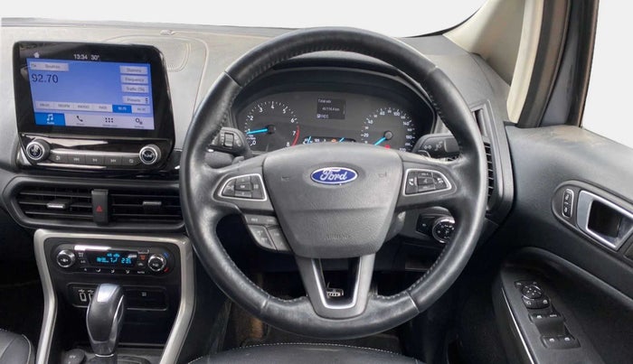 2018 Ford Ecosport TITANIUM + 1.5L PETROL AT, Petrol, Automatic, 46,089 km, Steering Wheel Close Up