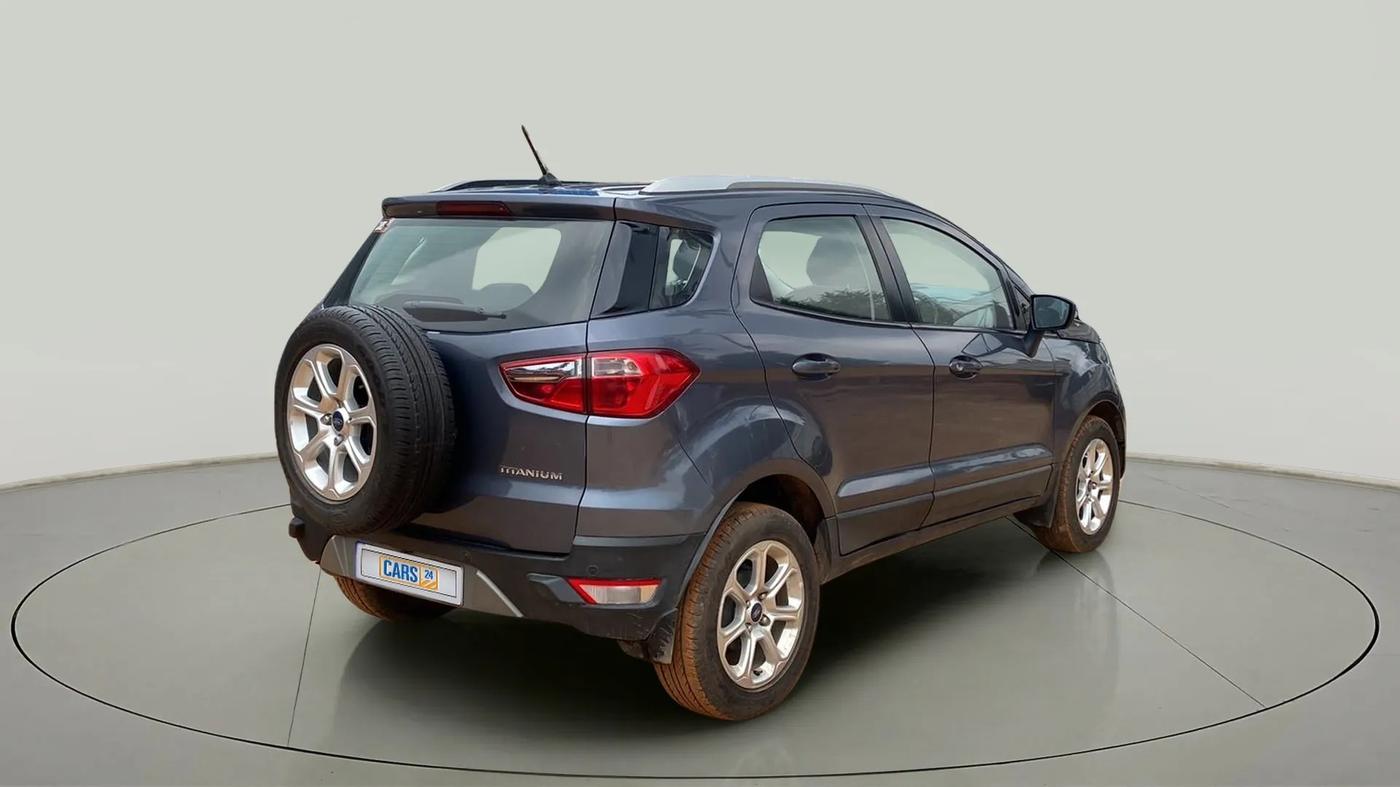 2018 Ford Ecosport TITANIUM + 1.5L PETROL AT, Petrol, Automatic, 46,089 km, Right Back Diagonal