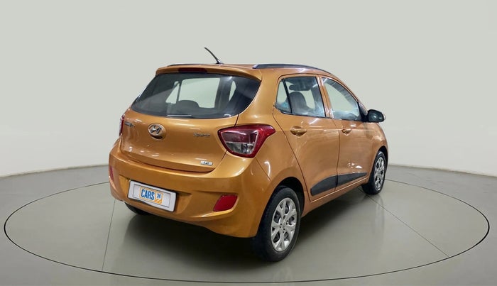 2016 Hyundai Grand i10 SPORTZ 1.2 KAPPA VTVT, Petrol, Manual, 55,432 km, Right Back Diagonal