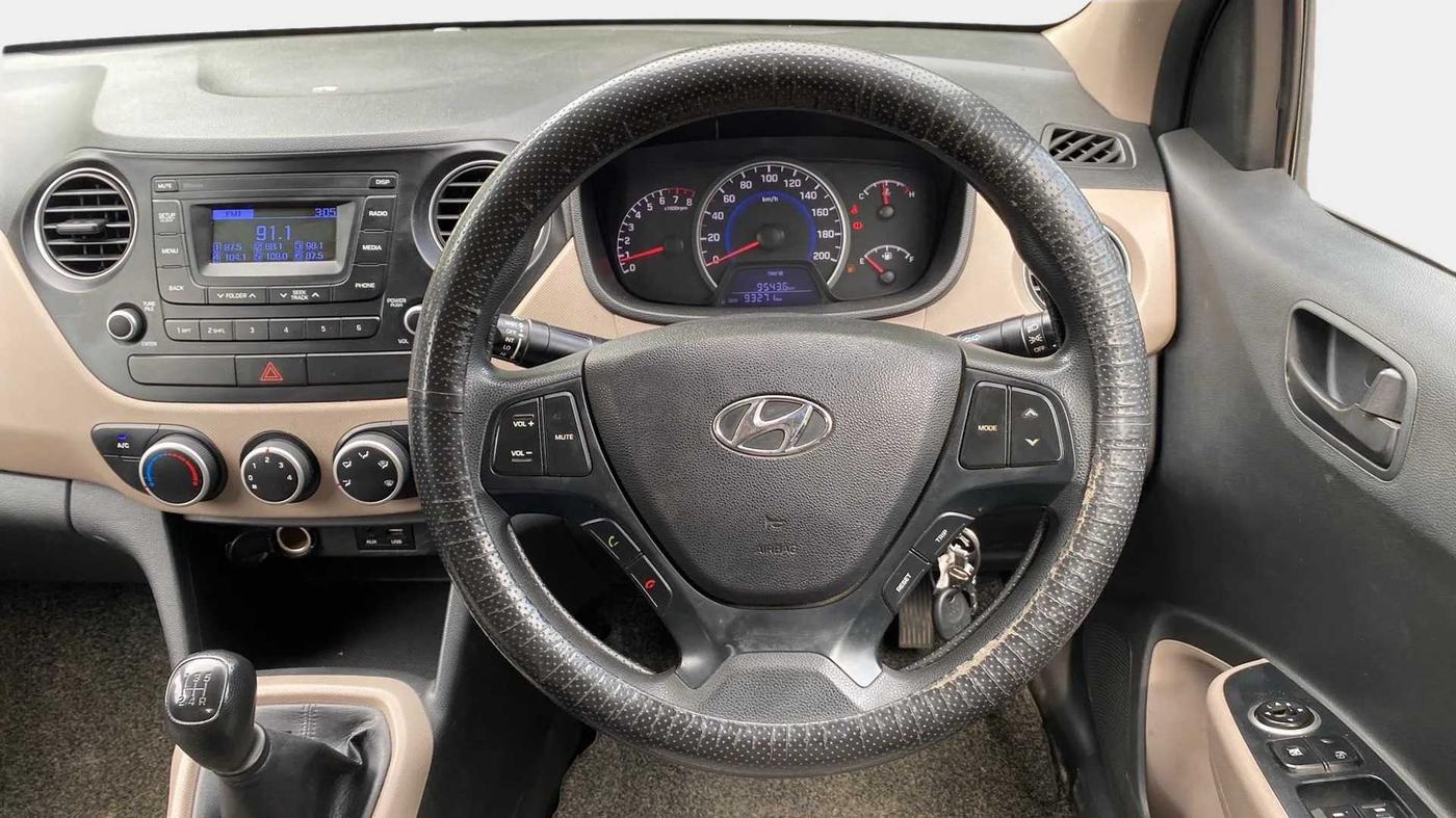 2018 Hyundai Grand i10 MAGNA 1.2 KAPPA VTVT, Petrol, Manual, 93,243 km, Steering Wheel Close Up
