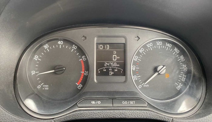 2017 Skoda Rapid AMBITION 1.6 MPI MT, Petrol, Manual, 24,847 km, Odometer Image