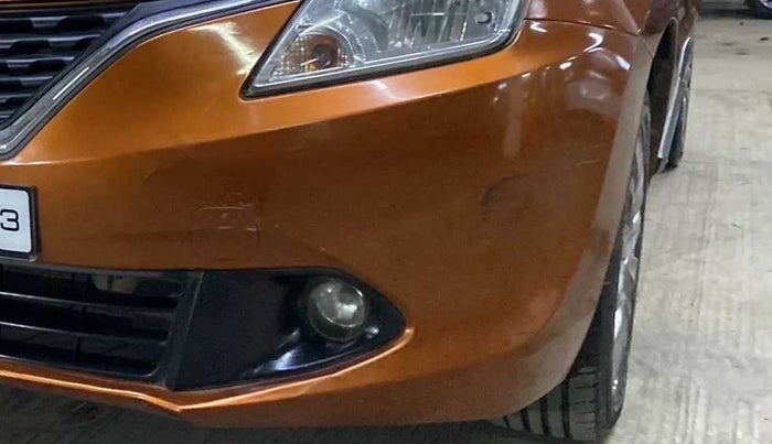 2017 Maruti Baleno ZETA CVT PETROL 1.2, Petrol, Automatic, 1,13,904 km, Front bumper - Minor scratches