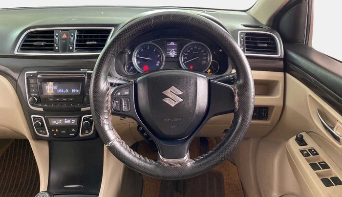 2016 Maruti Ciaz ZDI SHVS, Diesel, Manual, 79,630 km, Steering Wheel Close Up