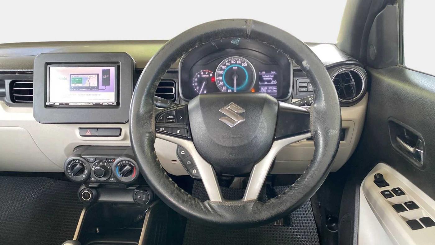 2018 Maruti IGNIS ZETA 1.2 AMT, Petrol, Automatic, 61,420 km, Steering Wheel Close Up