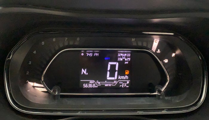 2022 Tata NEXON XZA PLUS (O) PETROL DARK EDITION, Petrol, Automatic, 56,295 km, Odometer Image