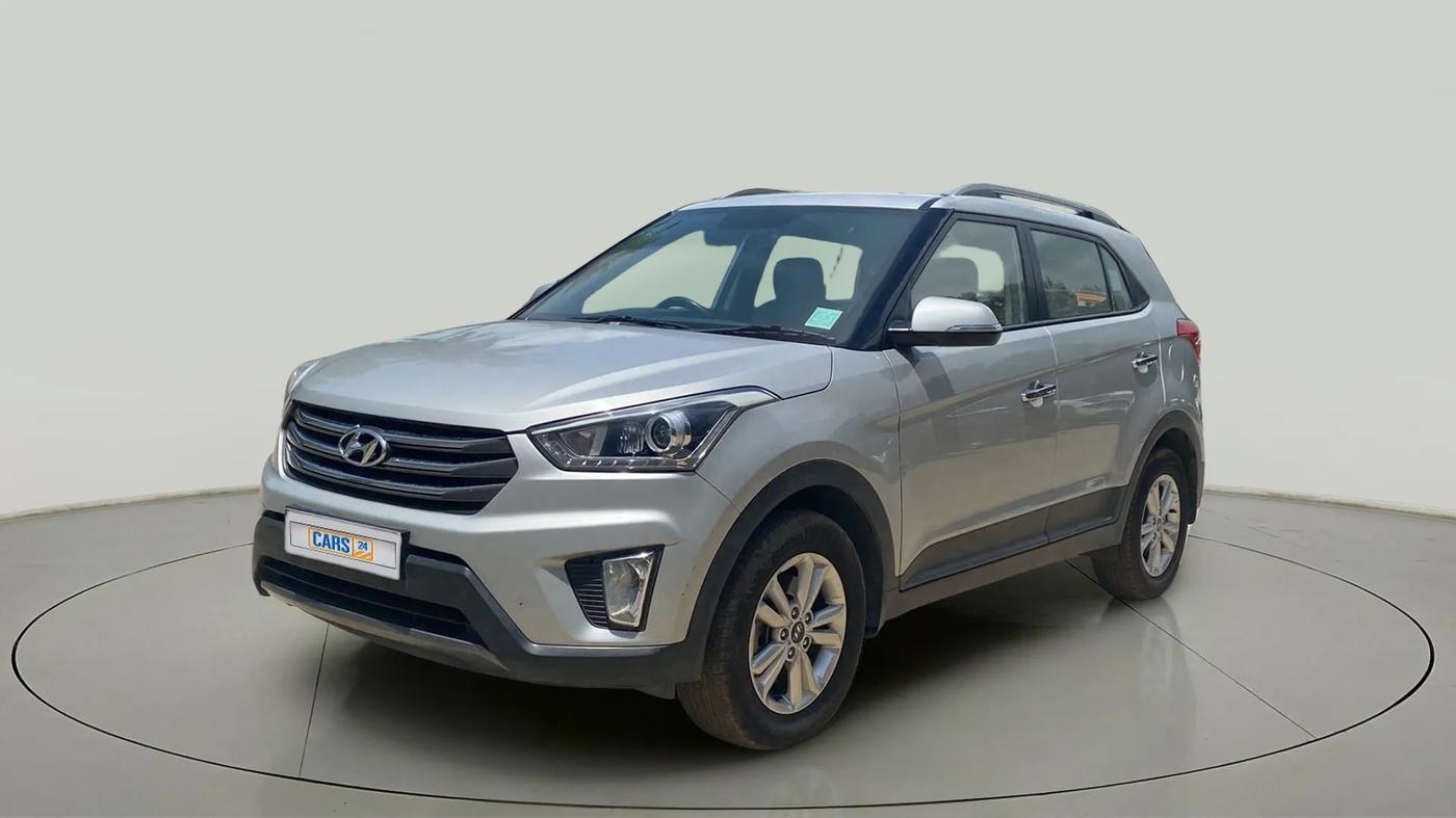 2018 Hyundai Creta SX PLUS 1.6 PETROL, Petrol, Manual, 61,103 km, Left Front Diagonal