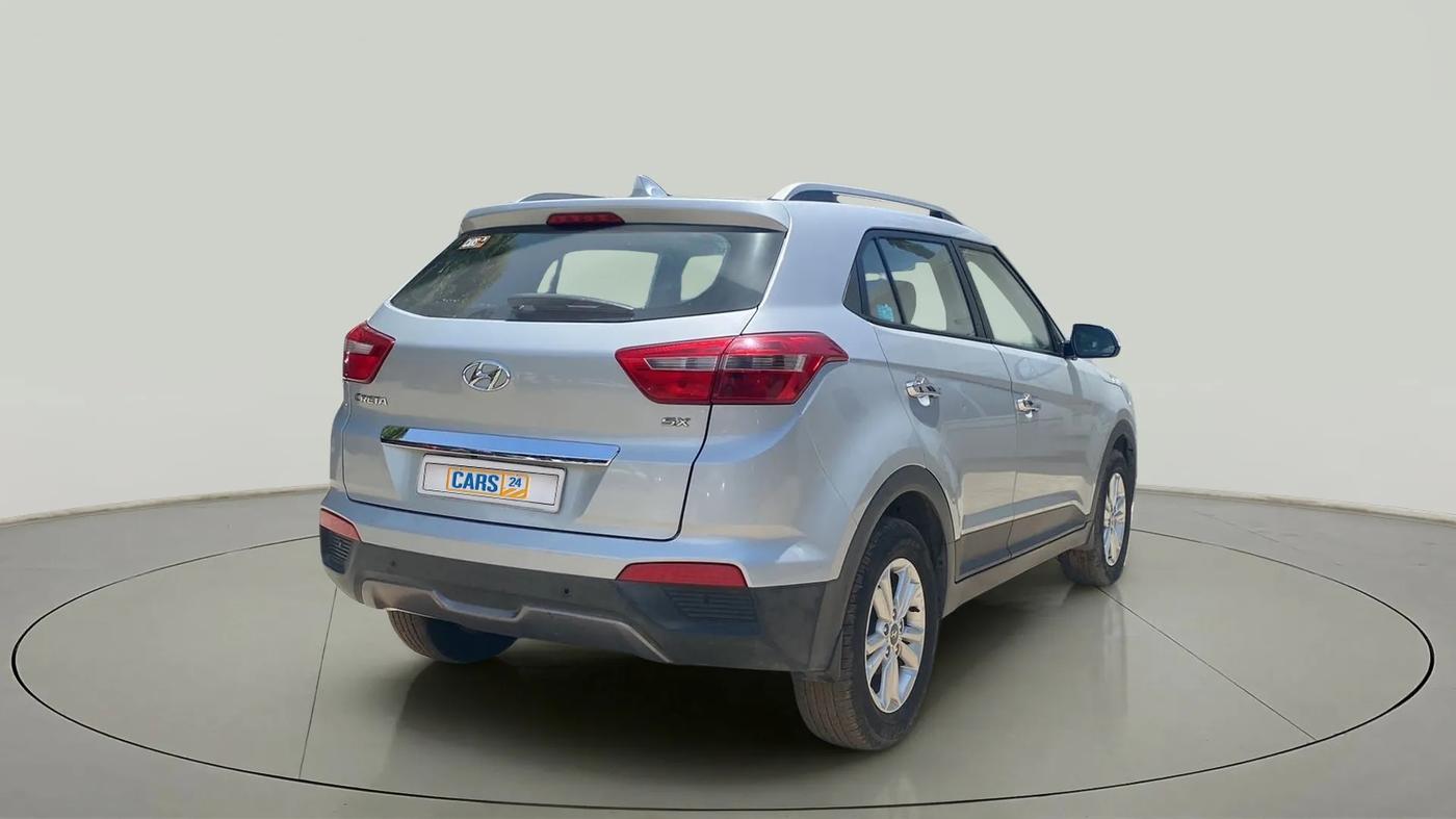 2018 Hyundai Creta SX PLUS 1.6 PETROL, Petrol, Manual, 61,103 km, Right Back Diagonal
