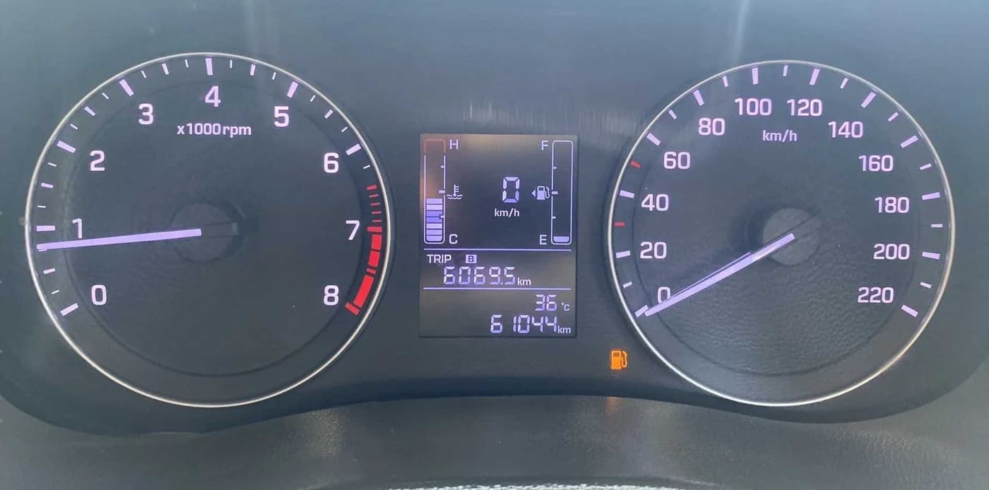 2018 Hyundai Creta SX PLUS 1.6 PETROL, Petrol, Manual, 61,103 km, Odometer Image