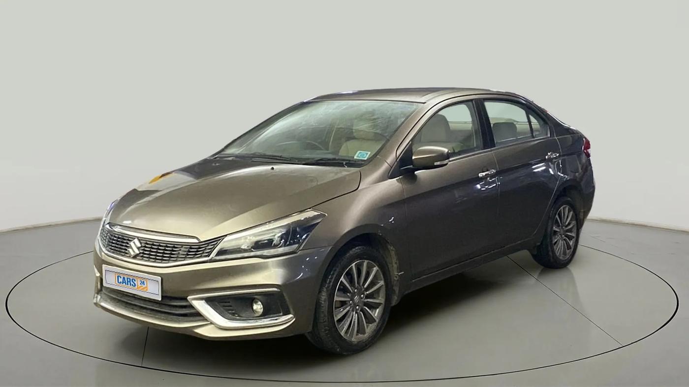 2021 Maruti Ciaz ALPHA  AT 1.5 SHVS PETROL, Petrol, Automatic, 19,014 km, Left Front Diagonal