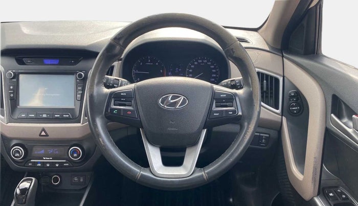 2016 Hyundai Creta SX PLUS AT 1.6 DIESEL, Diesel, Automatic, 1,03,218 km, Steering Wheel Close Up