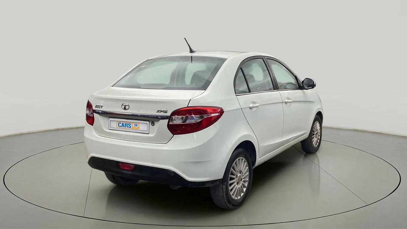 2015 Tata Zest XMS PETROL, Petrol, Manual, 61,317 km, Right Back Diagonal