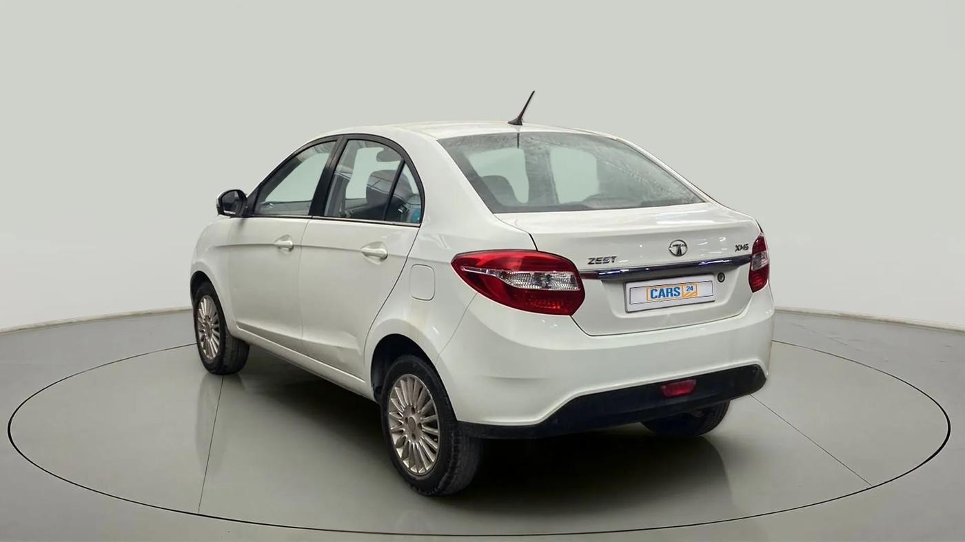 2015 Tata Zest XMS PETROL, Petrol, Manual, 61,317 km, Left Back Diagonal